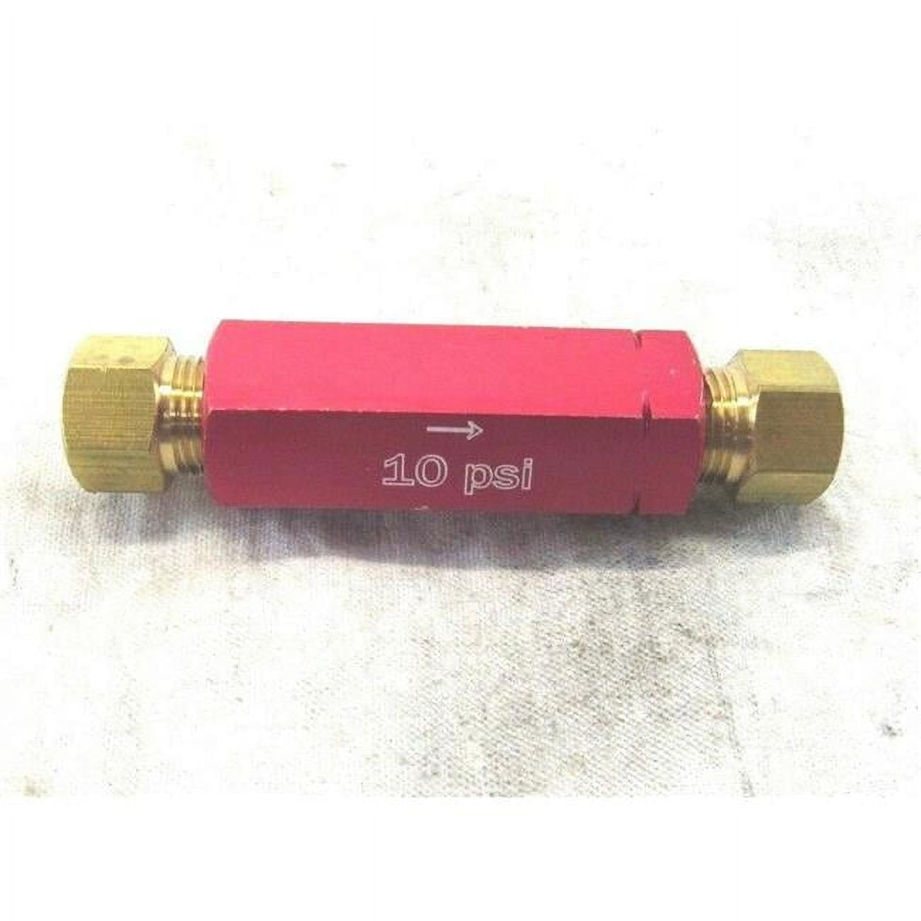 10 lbs Residual Check Valve, Brass Fittings