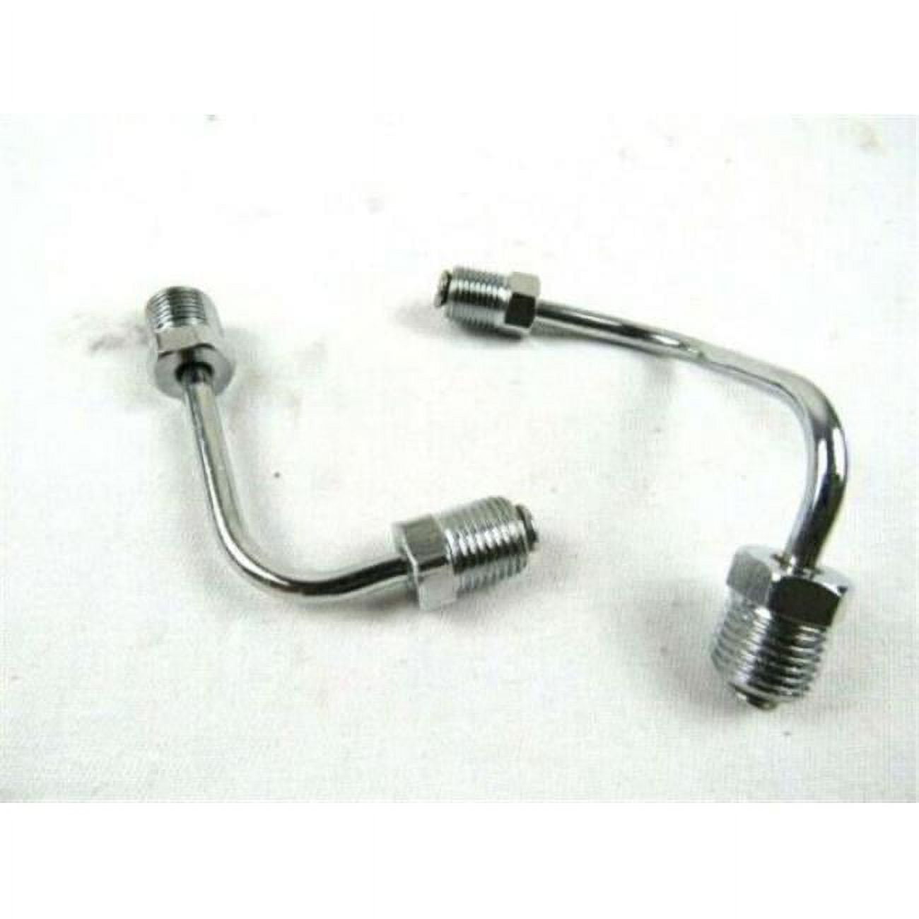 0.56 & 0.5 in. Ports Mount Steel Lines for GM, Chrome