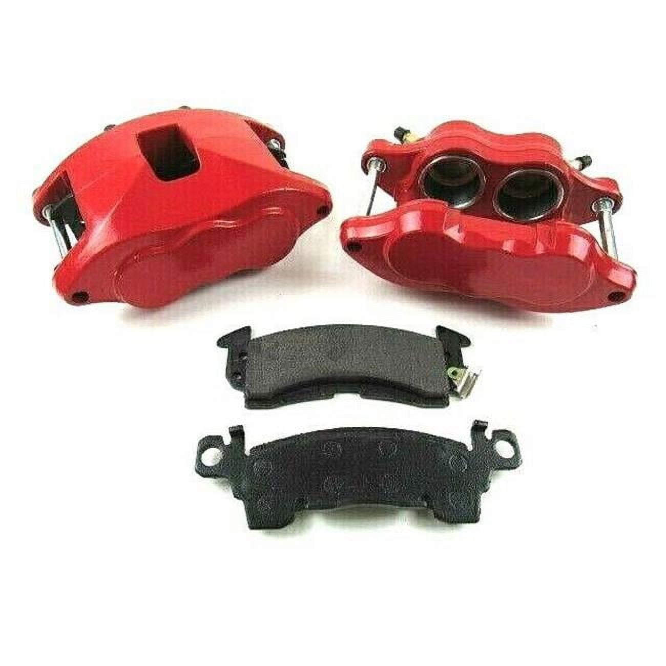 Cast Aluminum GM Style Dual Piston Brake Caliper, Red