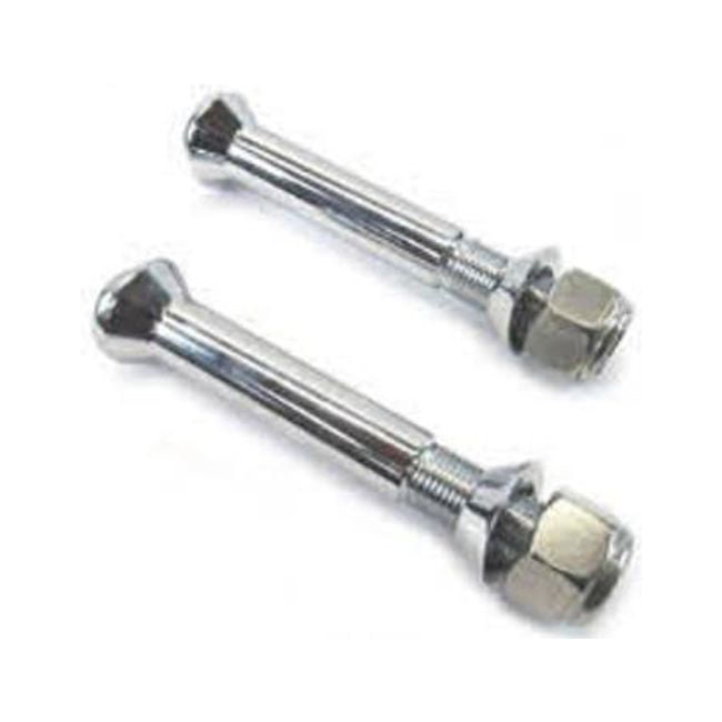 Flat Top Axle Perch Bolts, Raw - Pack of 2