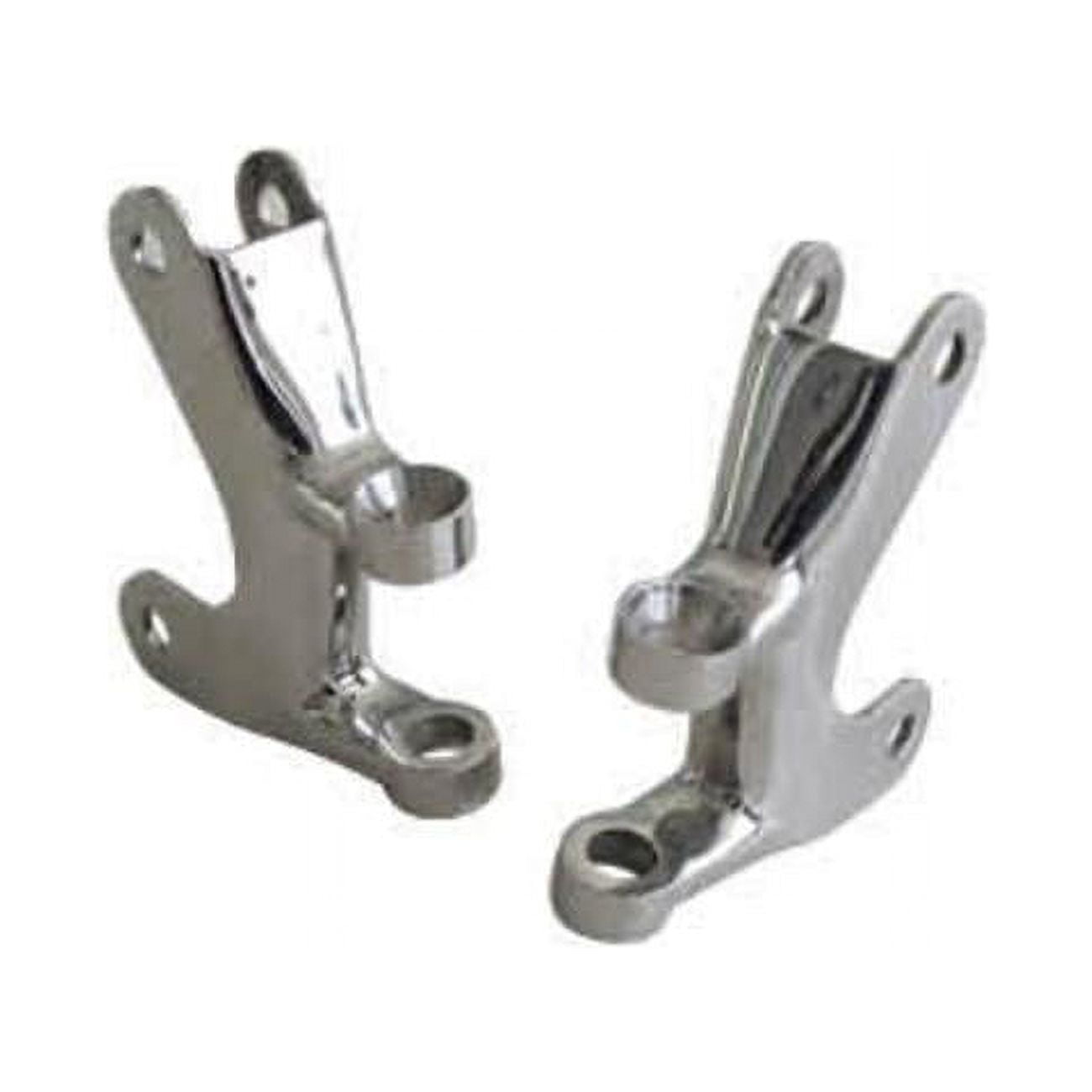 Stainless Steel Batwing Brackets, Polished