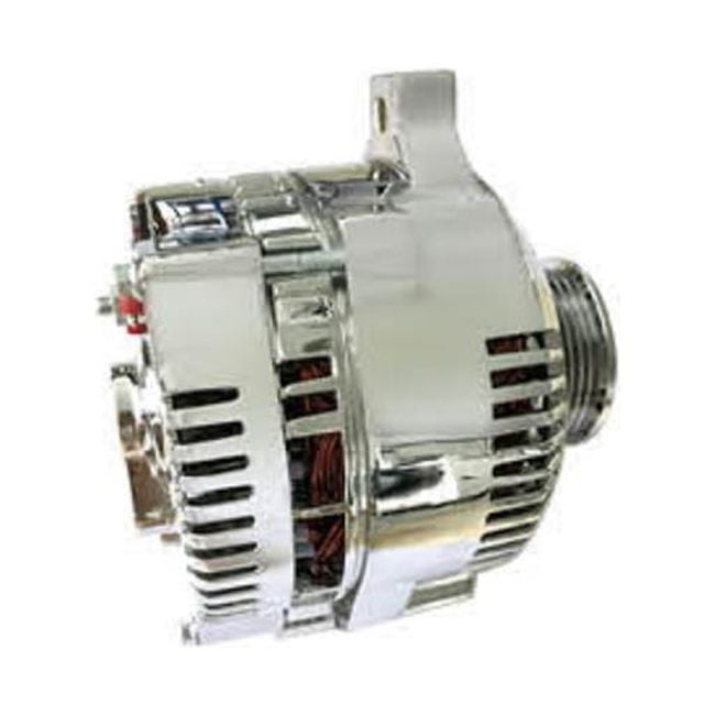 2.6 in. 150A 6 Groove Pulley for Ford 3G, Chrome