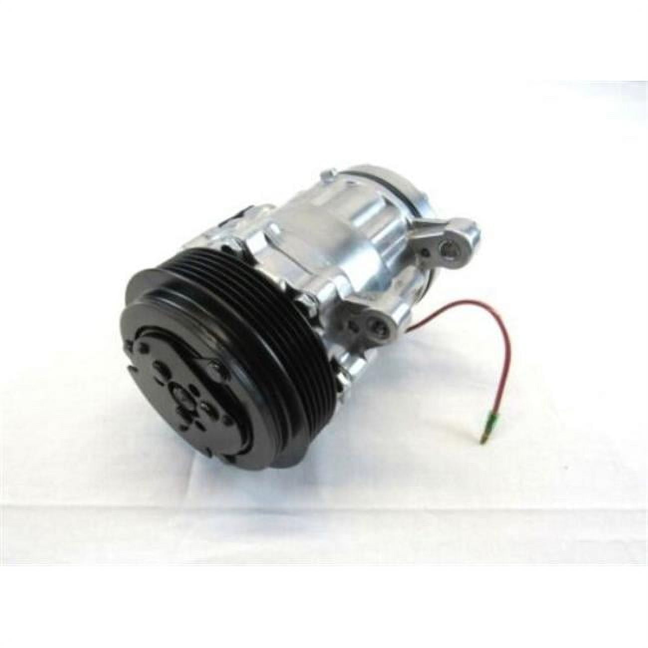 Serpentine Belt Sanden Style 7176 Small Body Air Compressor, Polished