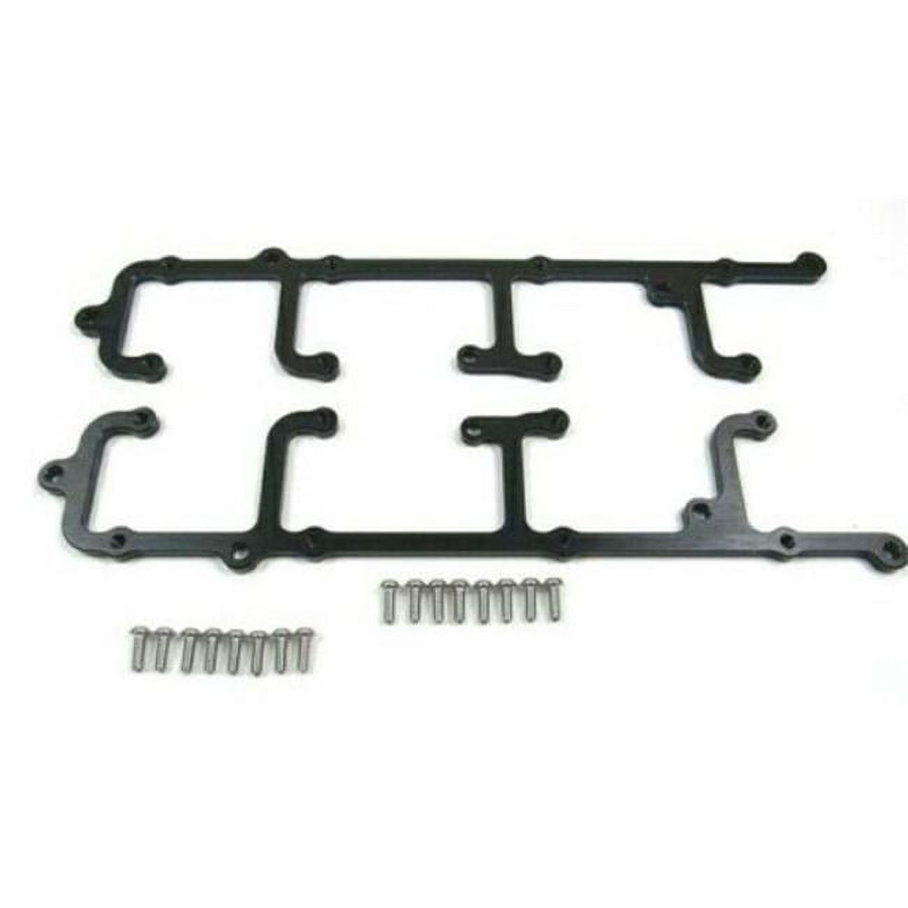 LS1-LS6 Billet Ignition Coil Brackets with Hardware, Black Anodized