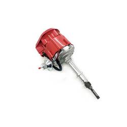 HEI Electronic Distributor Cap for Chevy Inline 6 Cylinder 230 250 292, Red