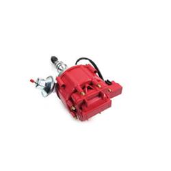 D33105RD HEI Ignition Distributor Cap with 65K Coil for SBF Ford Small Block 289 302, Red