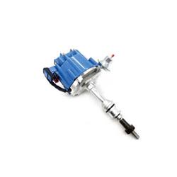 HEI Ignition Distributor Cap with 66K Coil for SBF Ford Small Block 351W, Blue