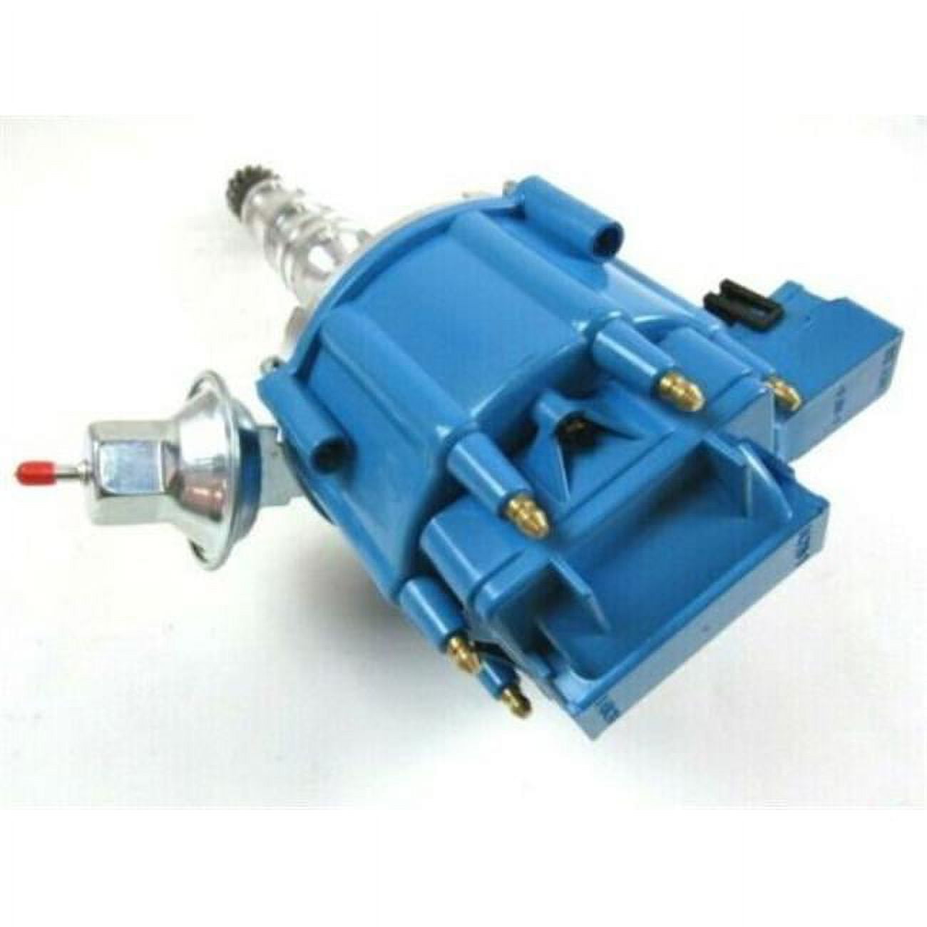 HEI Ignition Distributor Cap with 65K Coil for Ford FE 352-428, Blue