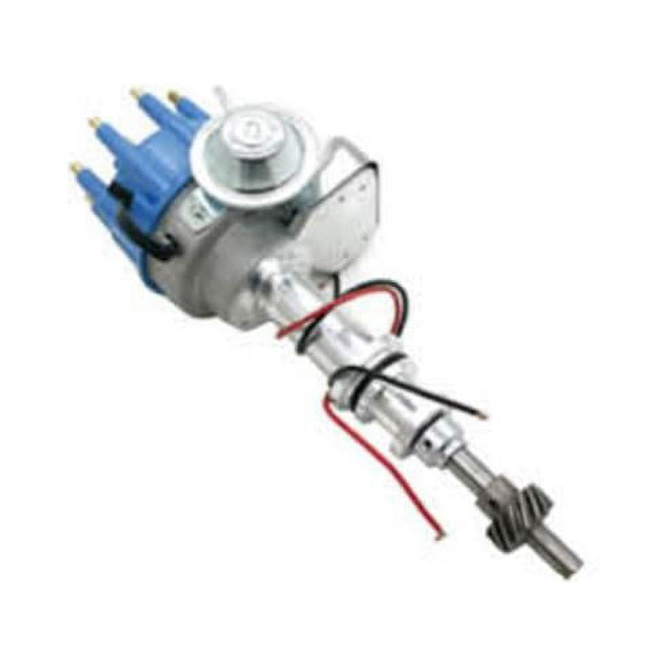 Ready to Run Vacuum Electronic Distributor Cap for SB Ford 289-302, Blue
