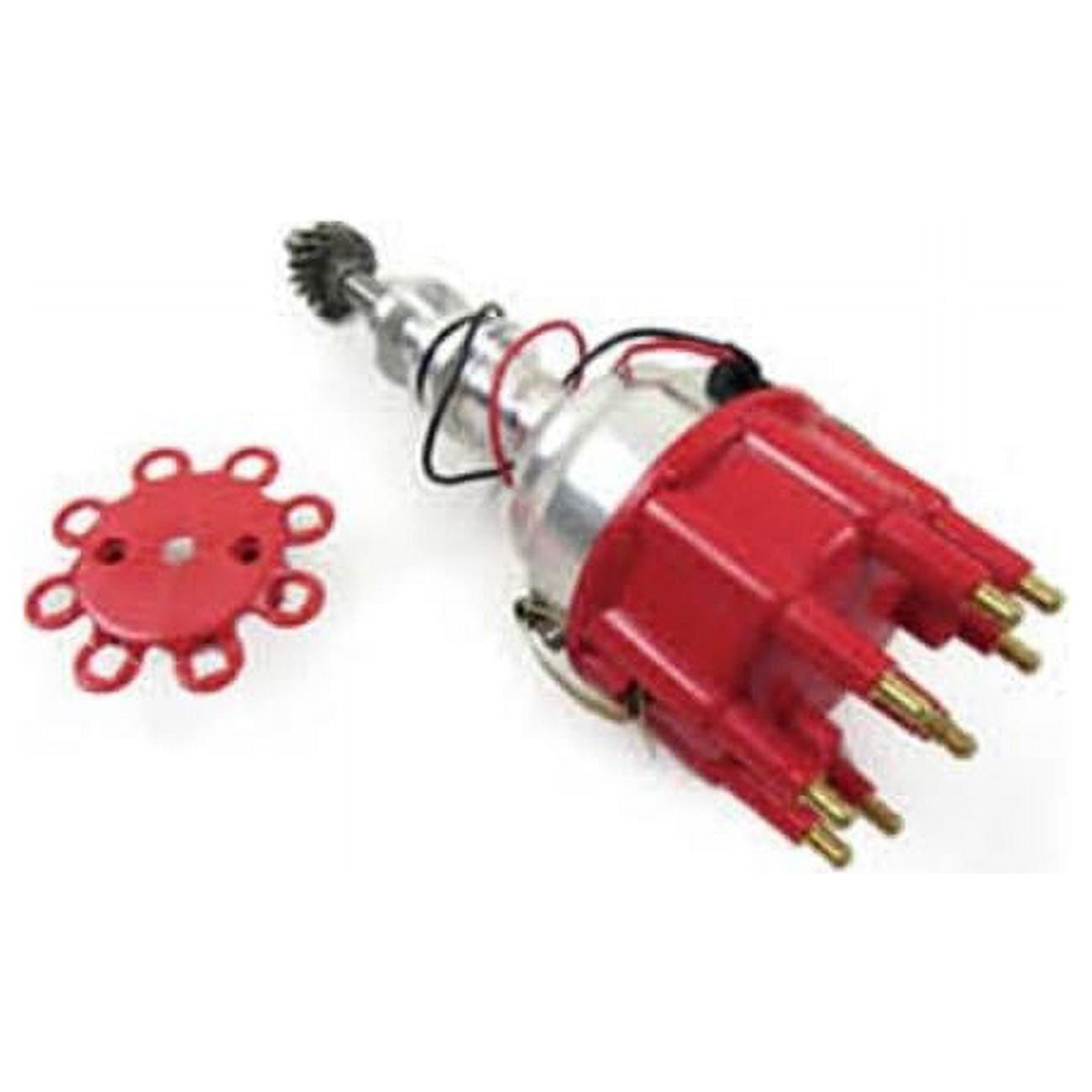 D33164BK Race Pro Billet Aluminum Distributor Cap for Ford 351C, Black