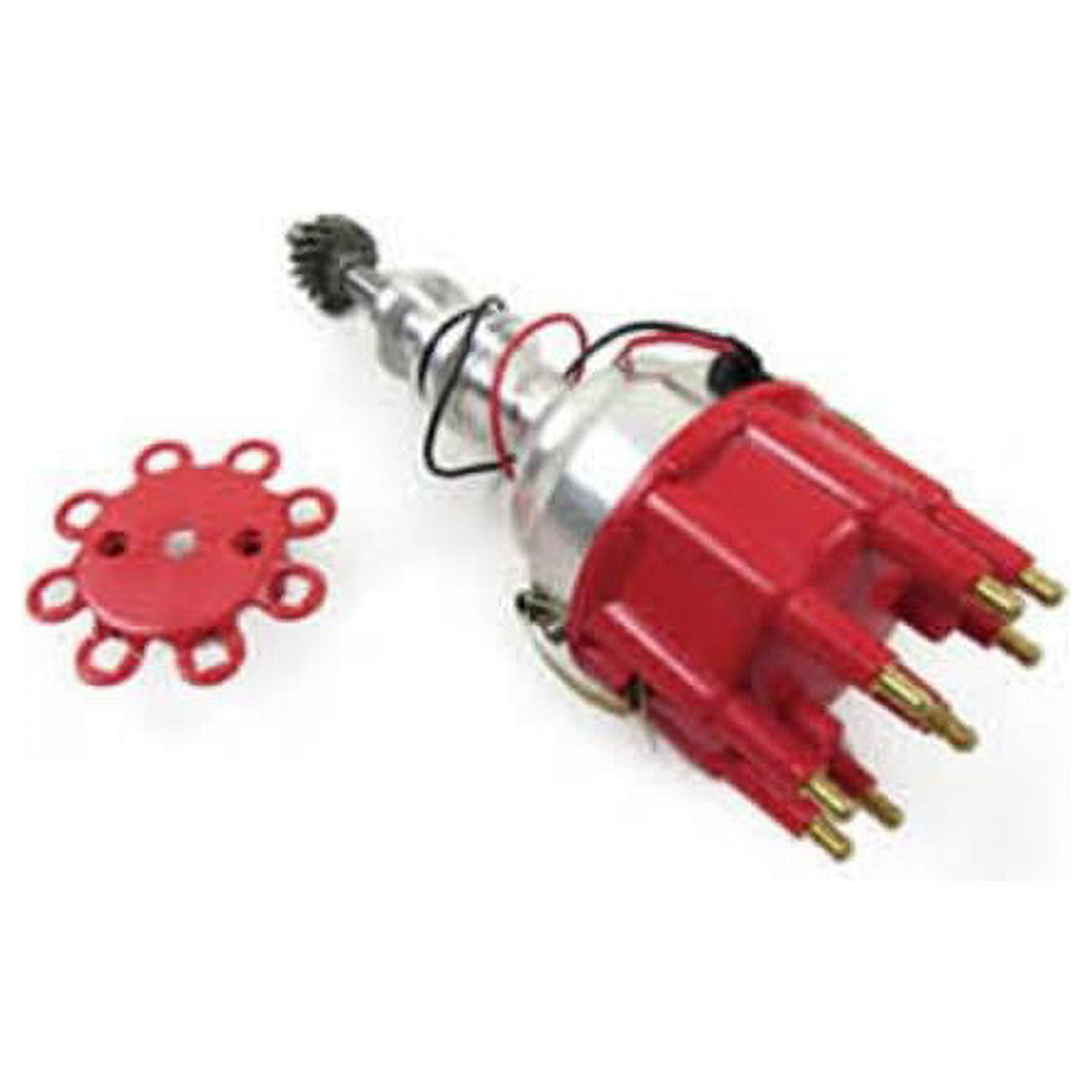 D33164BU Race Pro Billet Aluminum Distributor Cap for Ford 351C, Blue