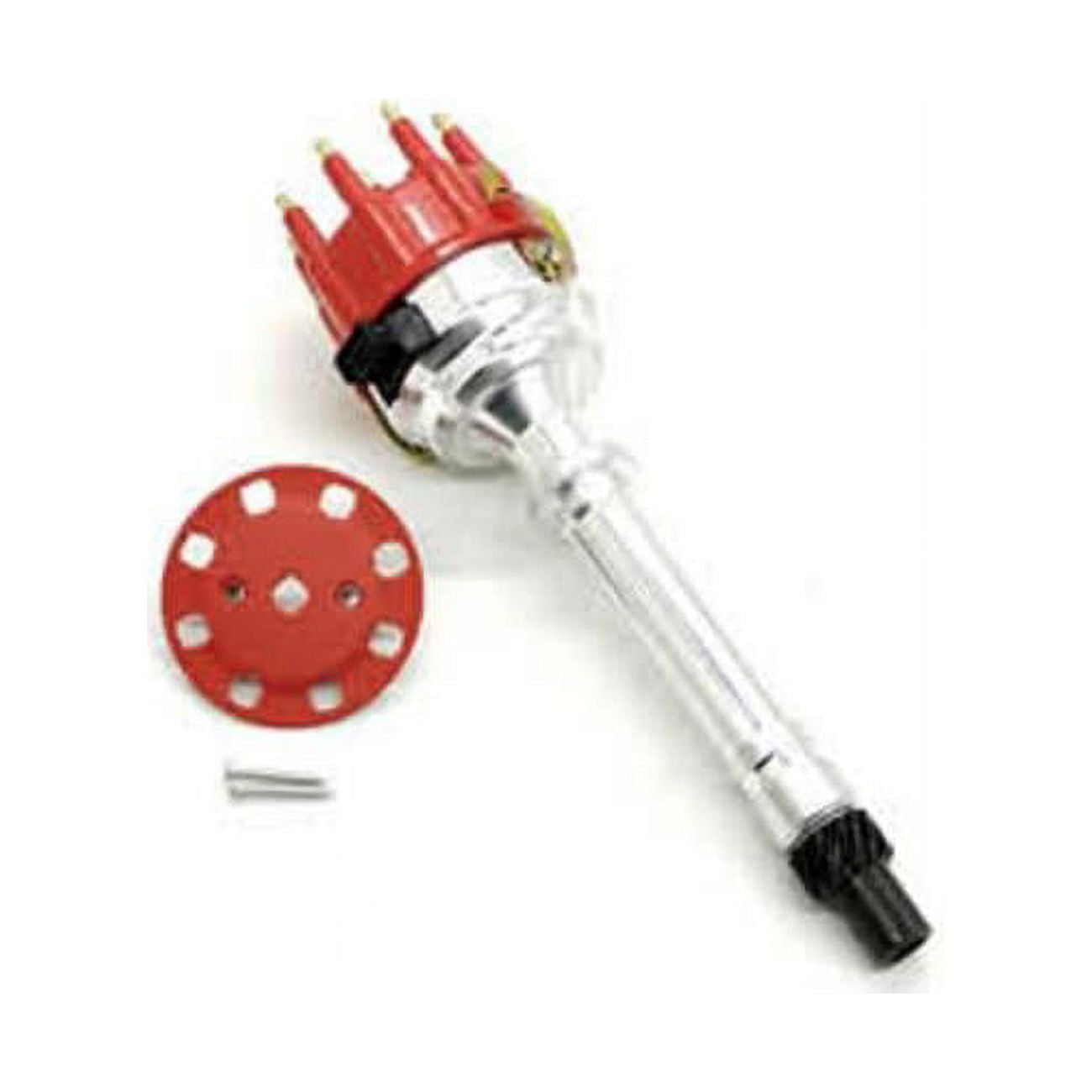 Race Pro Billet Ready to Run Electronic Distributor Cap for Chevy SBC 350 BBC 454, Blue