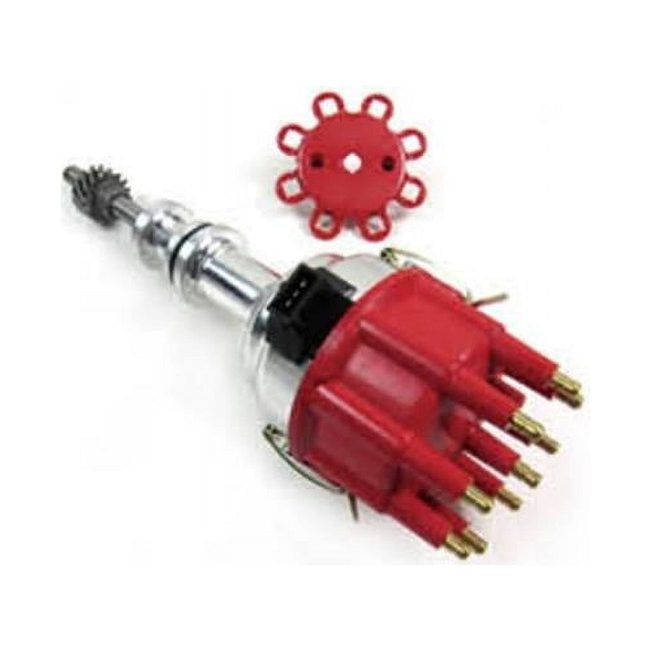 Race Pro Billet Ready to Run Electronic Distributor Cap for SB Ford 289-302, Blue