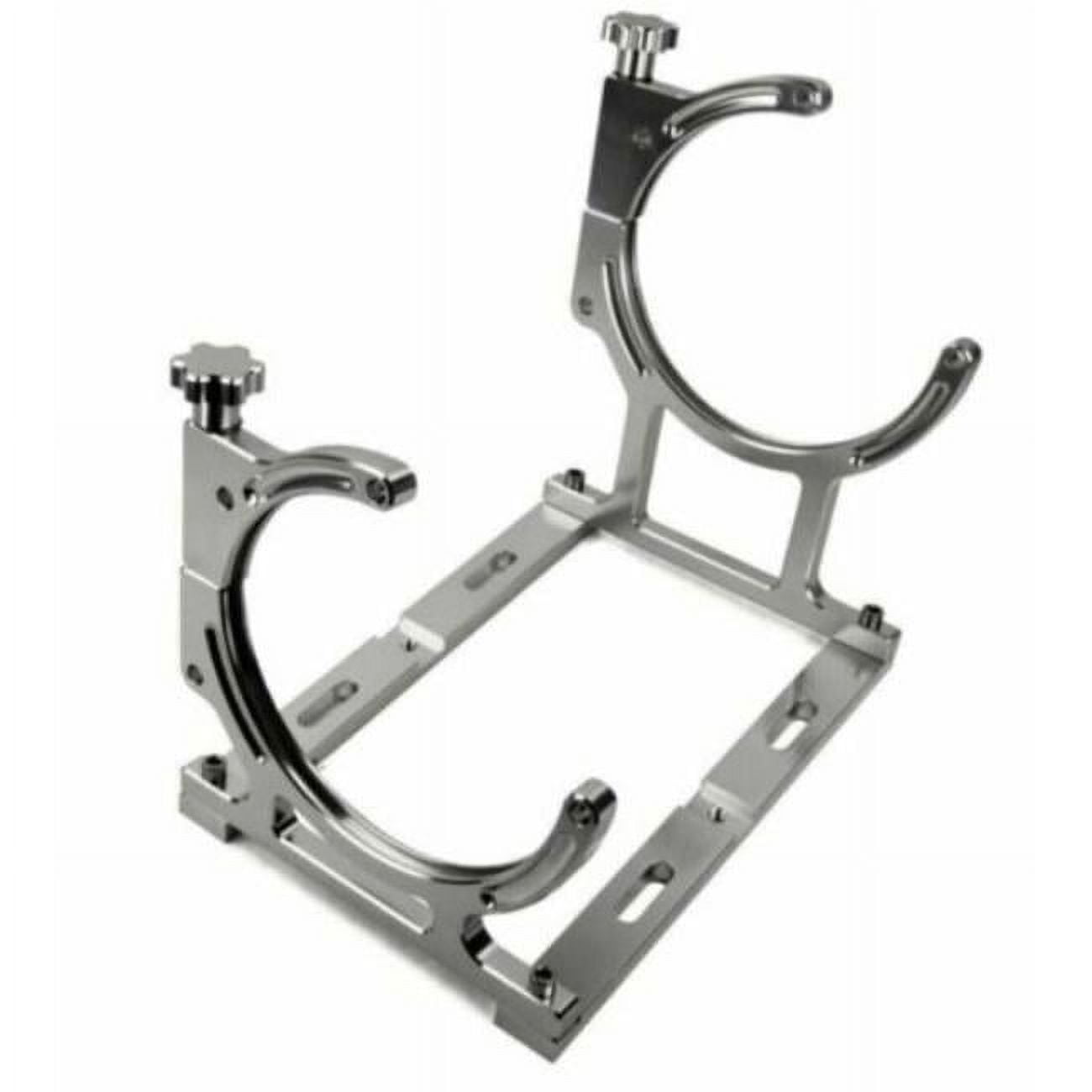 Nitrous Oxide Bottle Bracket Single Bottle, Polished - BPE-8505