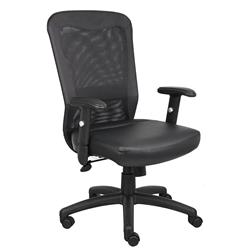 B6416-LG Lime Green Mesh Task Chair Arm & Bas