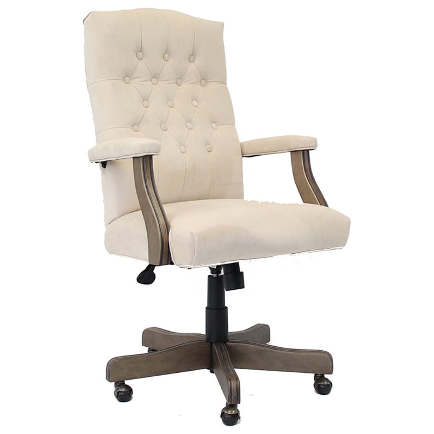 Executive Champagne Velvet with Drift Wood Finish Frame
