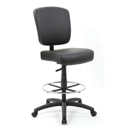 Oversized Drafting Stool, Black