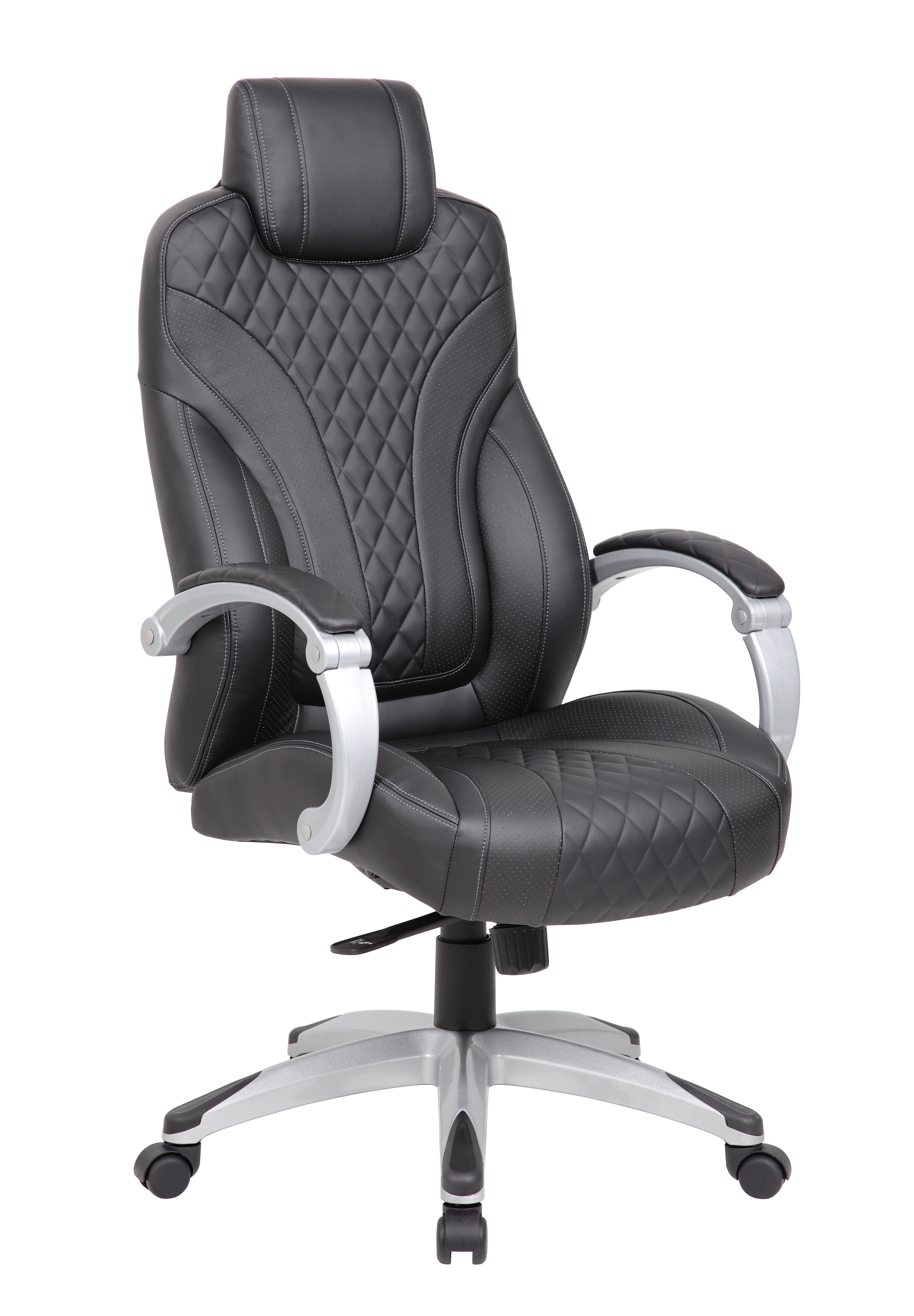 Executive Hinged Arm Chair, Black