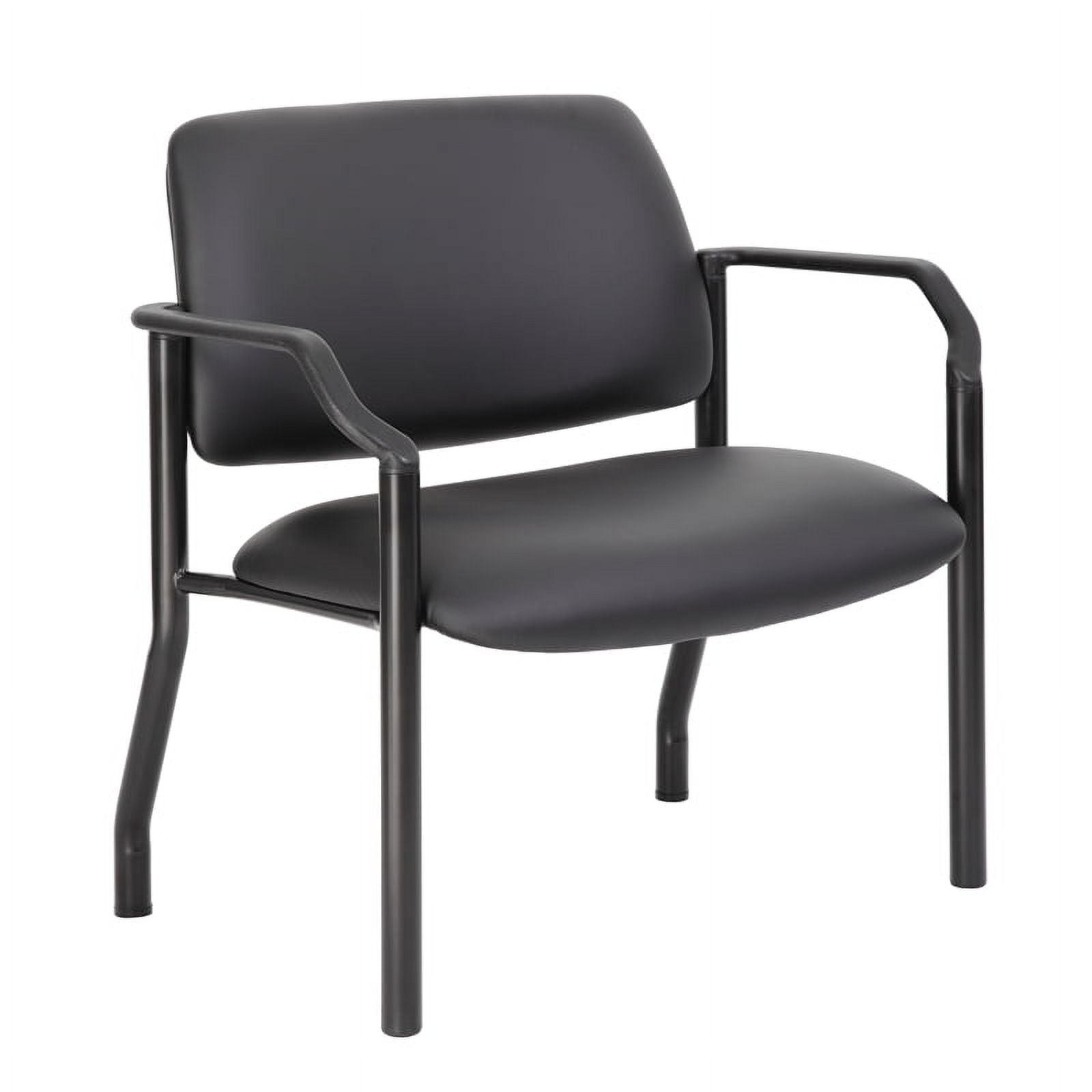 Picture of Boss Office Products B9591AM-BK-500 protective Guest Chair&#44; Black - 500 lbs