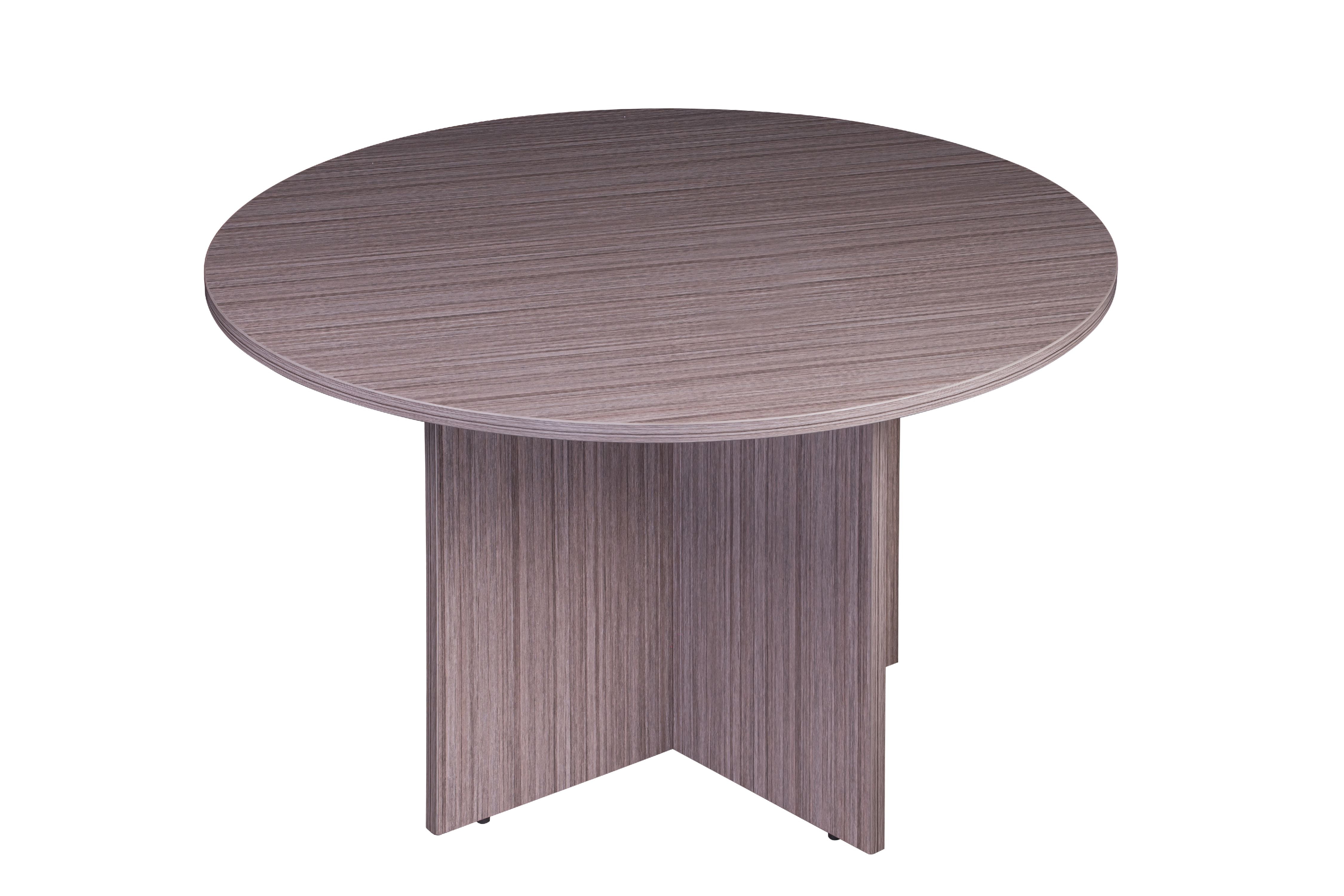 42 in.  Round Table, Driftwood
