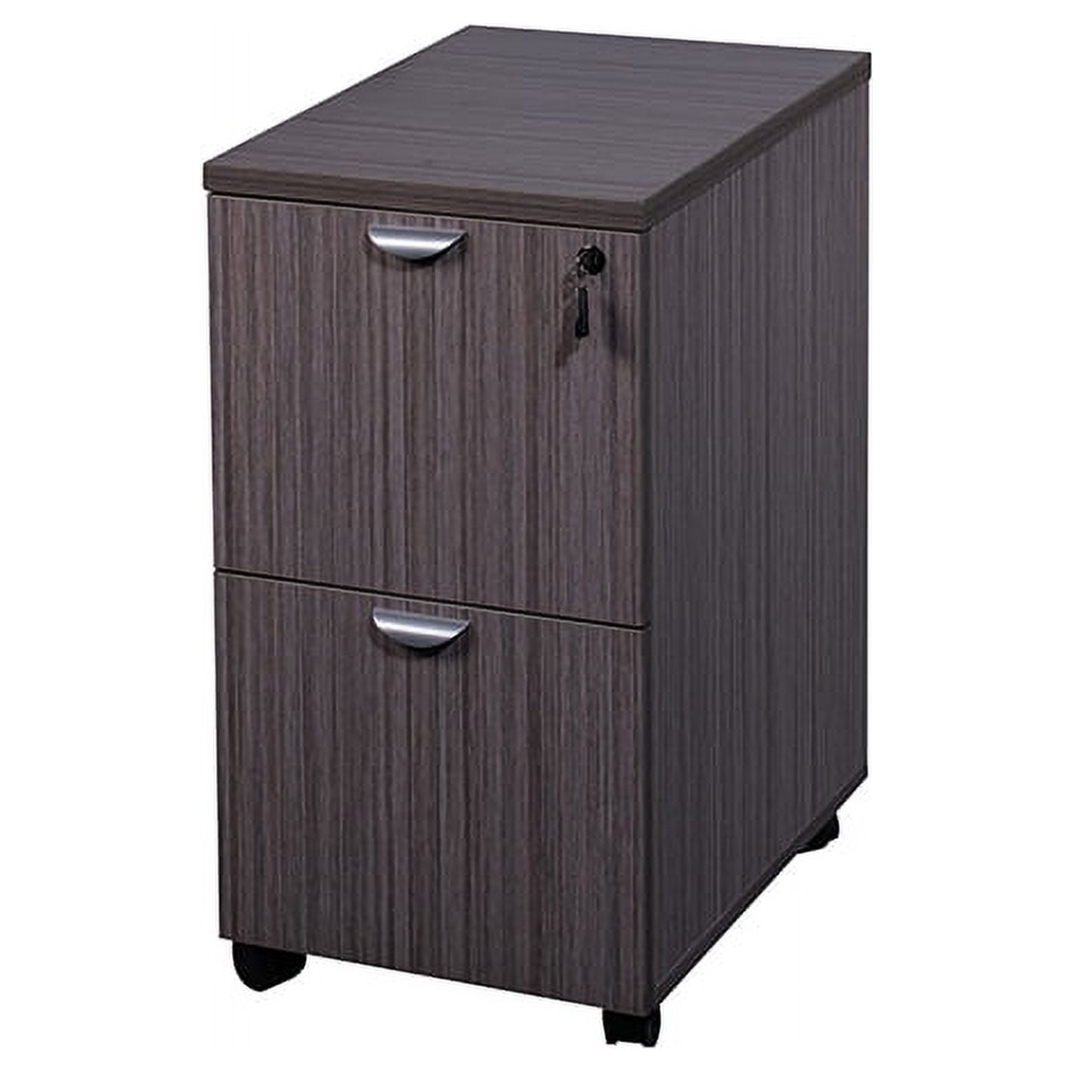 Picture of Boss N149-DW 16 x 22 x 29.5 in. Boss Mobile Pedestal&#44; File & File Driftwood