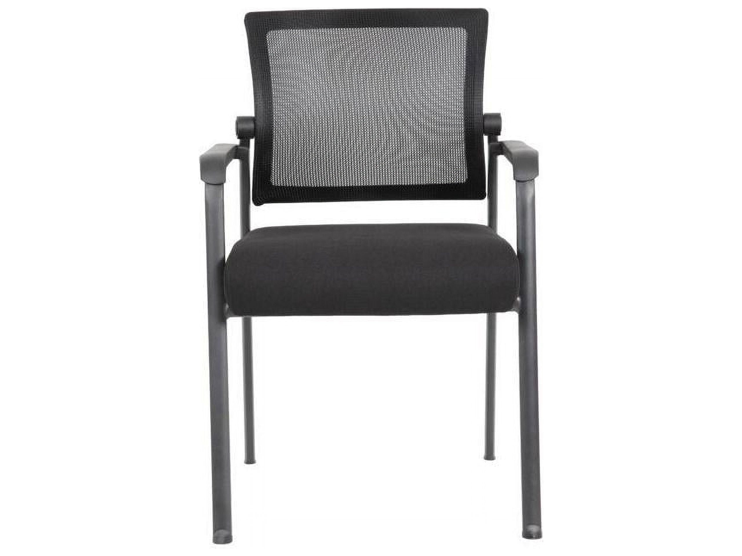 Picture of Boss B6889-BK Mesh 4-Legged Guest Chair&#44; Black
