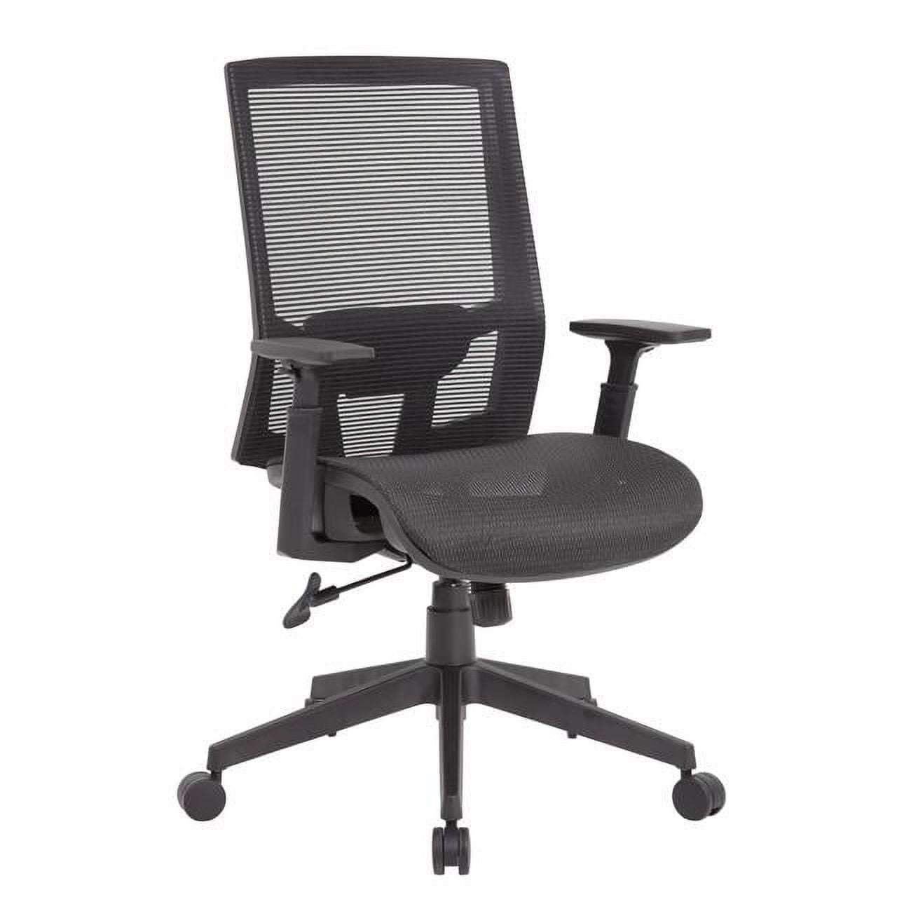 Mesh Height Adjustable Task Chair, Black