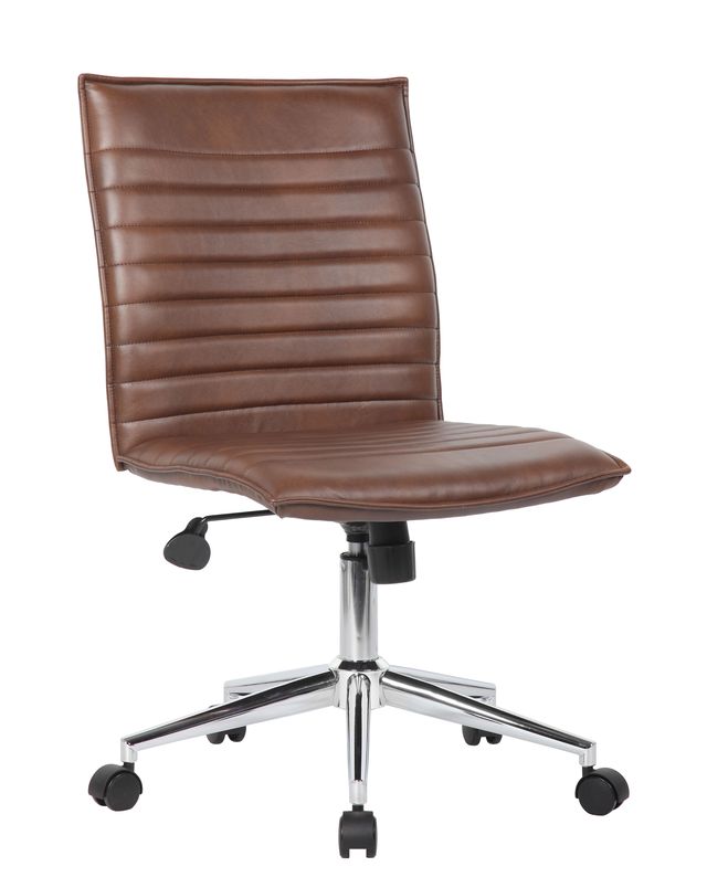 Picture of Boss & Norstar B9534C-BN Vinyl Armless Hospitality Chair&#44; Brown