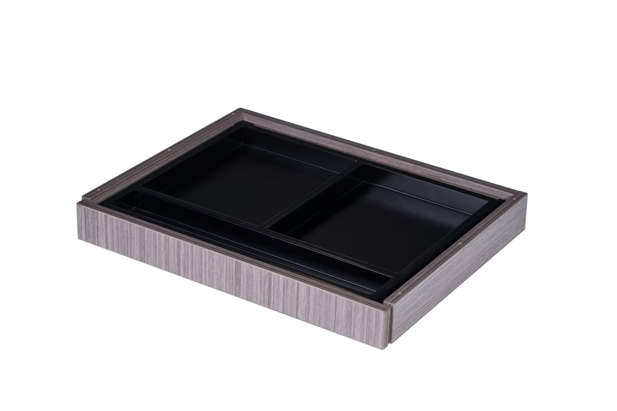 N185-DW Center Desk Drawer, Driftwood