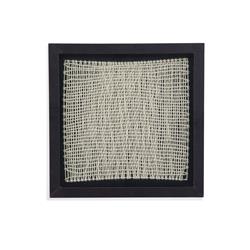 Picture of Bassett Mirror 7500-725 Woven Jute Framed Wall Art&#44; Black