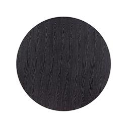 Picture of Bassett Mirror 8340-DR-700T Mateo Round Dining Top&#44; Cerused Black