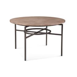 Picture of Bassett Mirror 8210-DR-700EC 30 x 48 x 48 in. Hannaford Round Dining Table&#44; Graphite