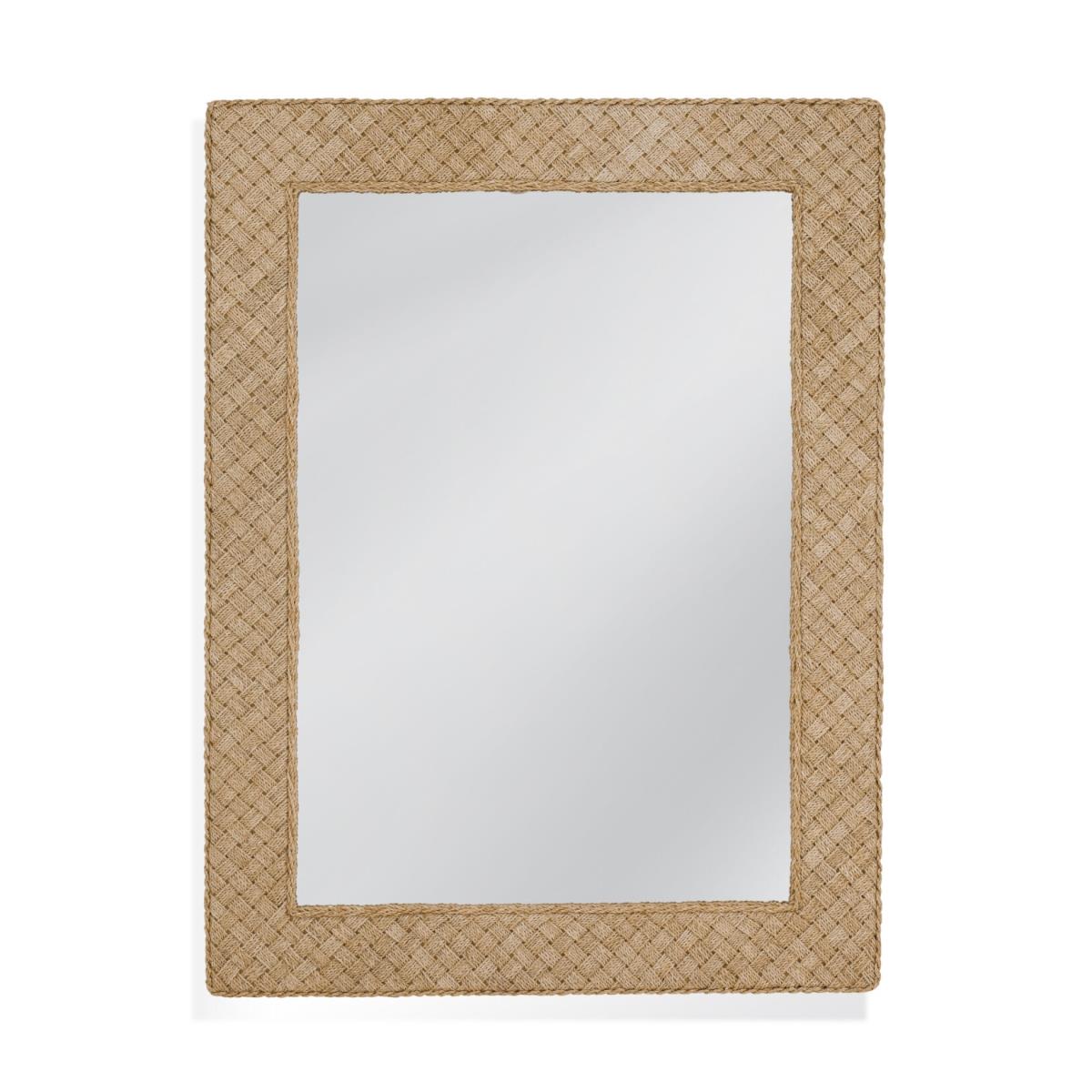 Picture of Bassett Mirror M4729EC 36 x 43 in. Weston Rectangle Wall Mirror, Natural