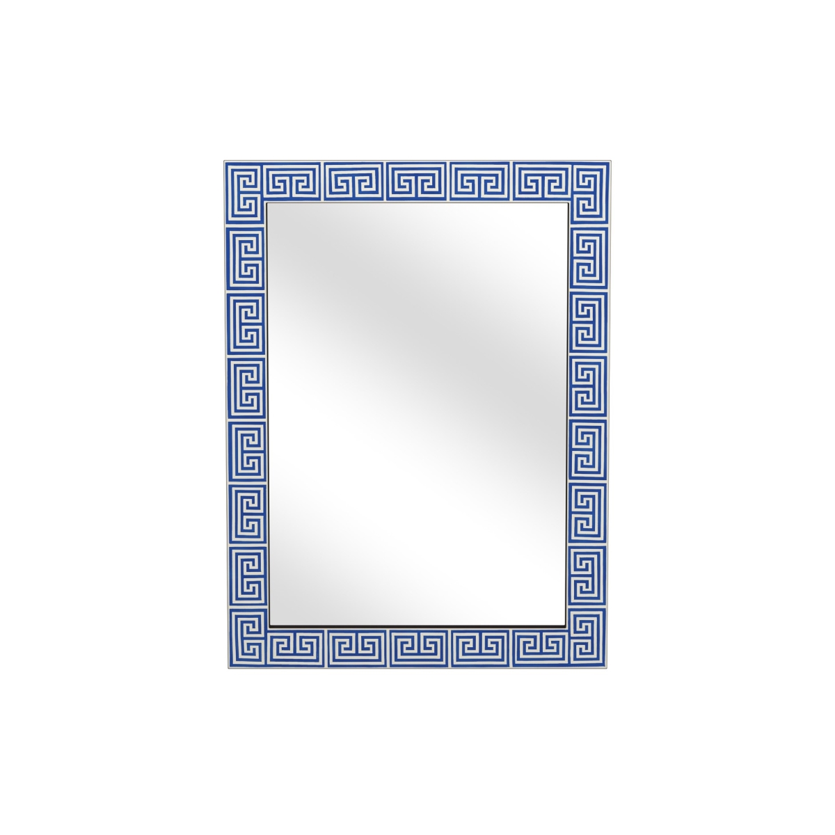 Picture of Bassett Mirror M4912 Cesar Wall Mirror&#44; Gray & Ivory