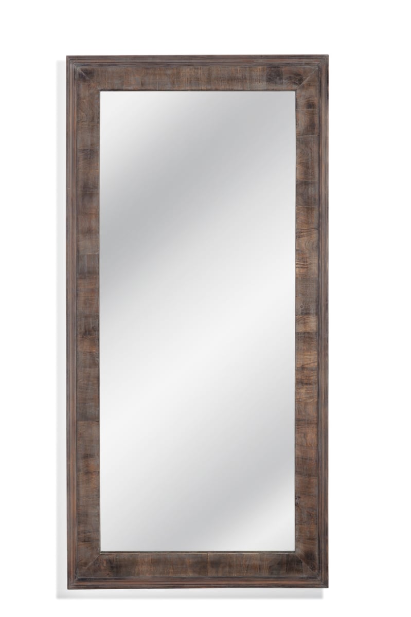 Picture of Bassett Mirror M4849 Zip Floor Mirror&#44; Weathered Grey