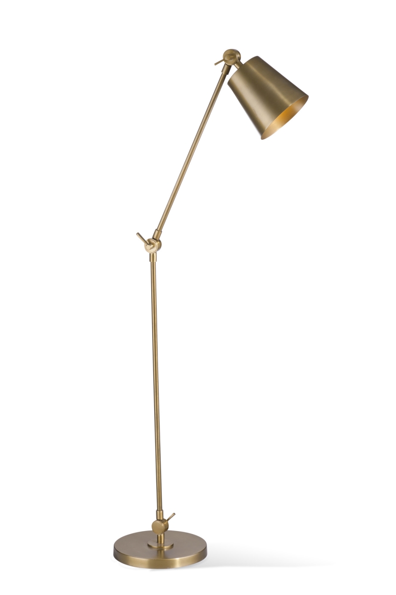 Picture of Bassett Mirror L4297F Van Floor Lamp&#44; Antique Brass