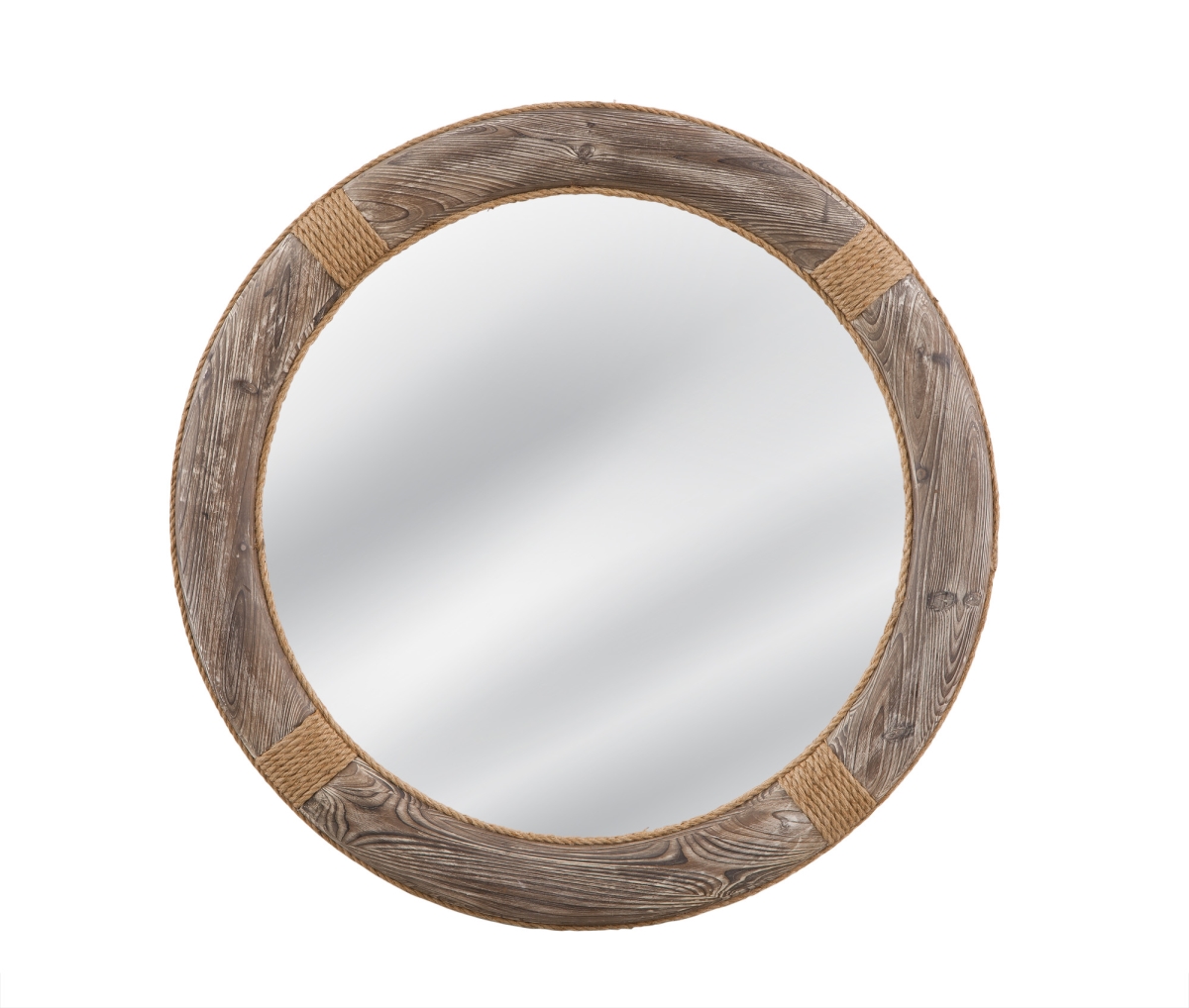 Picture of Bassett Mirror M4895 Frederick Wall Mirror&#44; Brown