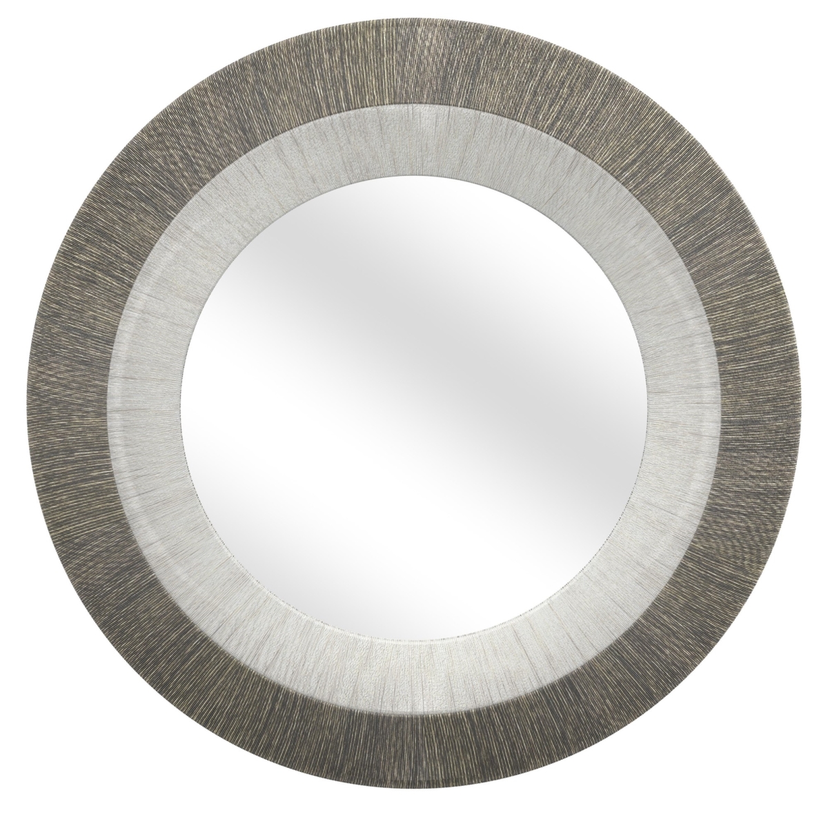 Picture of Bassett Mirror M4904 Koree Wall Mirror&#44; White & Grey