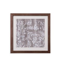 Picture of Bassett Mirror 9901-312C Weathered Wood Patterns V Framed Art - 25 x 25 in.