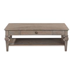 Picture of Bassett 5270-LR-100 Daniels Rectangle Cocktail Table&#44; Grayed Oak - 18 x 26 x 48 in.