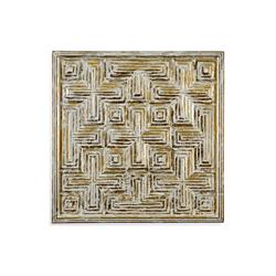 Picture of Bassett Mirror 7500-724EC 36 x 36 in. Maise Wall Panel&#44; Cream & Gold