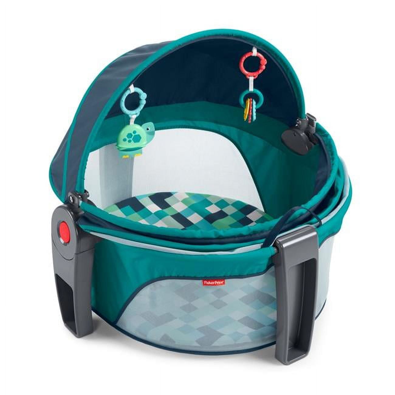 Picture of Fisher-Price GHP44 On-The-Go Baby Dome - Pixel Forest