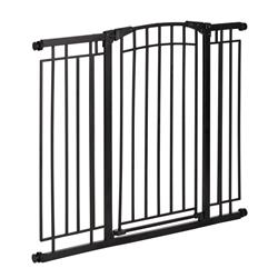 Picture of Evenflo 4471110 28-48 in. Multi-Use Decor Tall Walk-Thru Baby Metal Gate&#44; Black