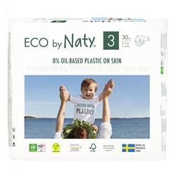 Picture of Naty AB 178372 Eco Baby Diapers - Size 3 - 180 Diapers
