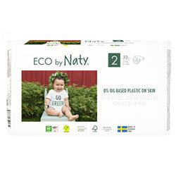 Picture of Naty AB 178365 Eco Baby Diapers - Size 2 - 132 Diapers