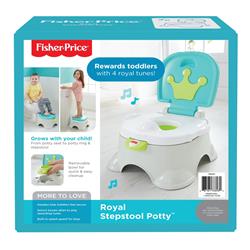 Picture of Fisher-Price DRM00 Royal Stepstool Potty&#44; Blue