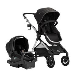 Picture of Evenflo 57112255 Pivot Xpand Modular Travel System with SafeMax Infant Car Seat&#44; Stallion Black