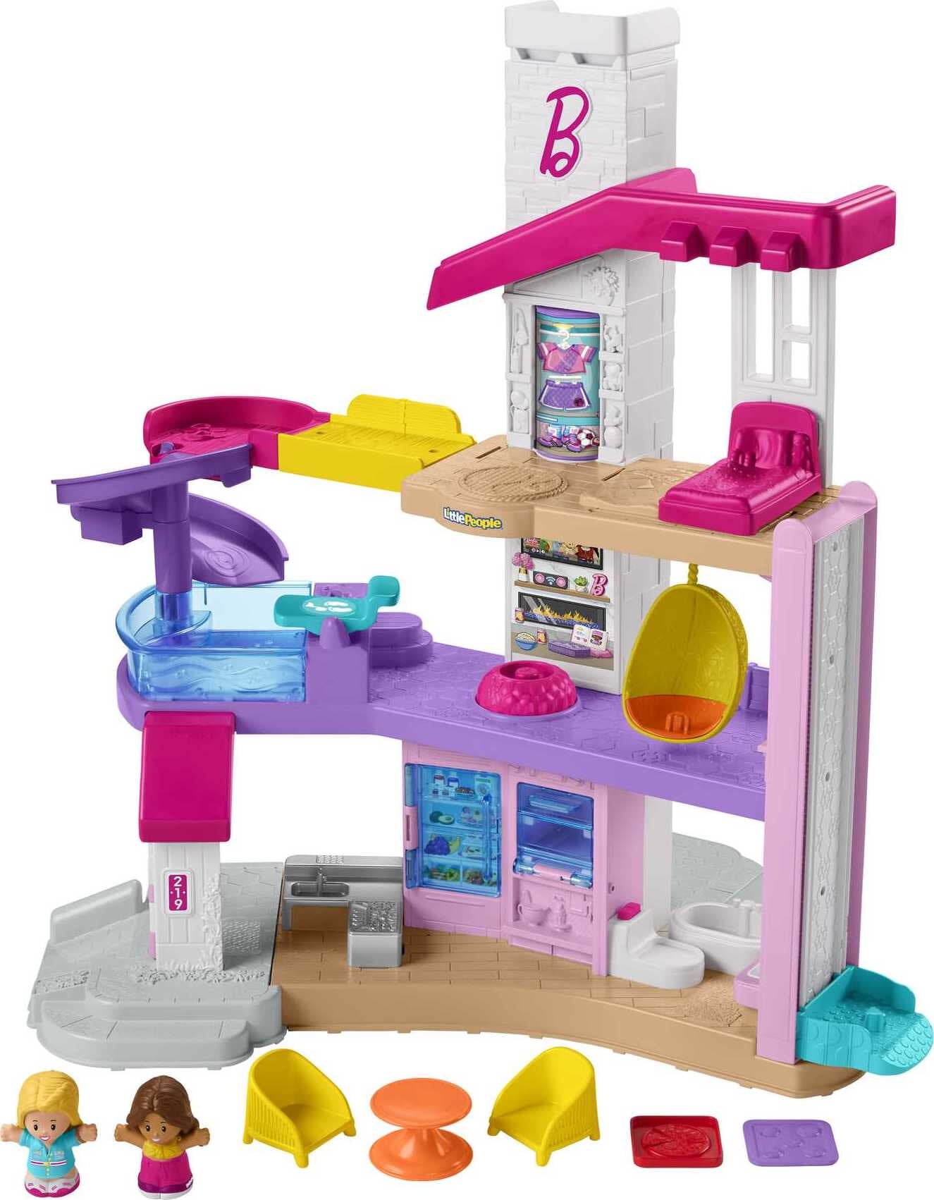 Picture of Mattel HCF61 Barbie Little DreamHouse Playset by Little People