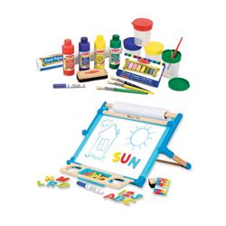 Picture of Melissa & Doug 4145-2790-KIT Melissa & Doug Easel Accessory Set with Double-Sided Magnetic Tabletop Easel