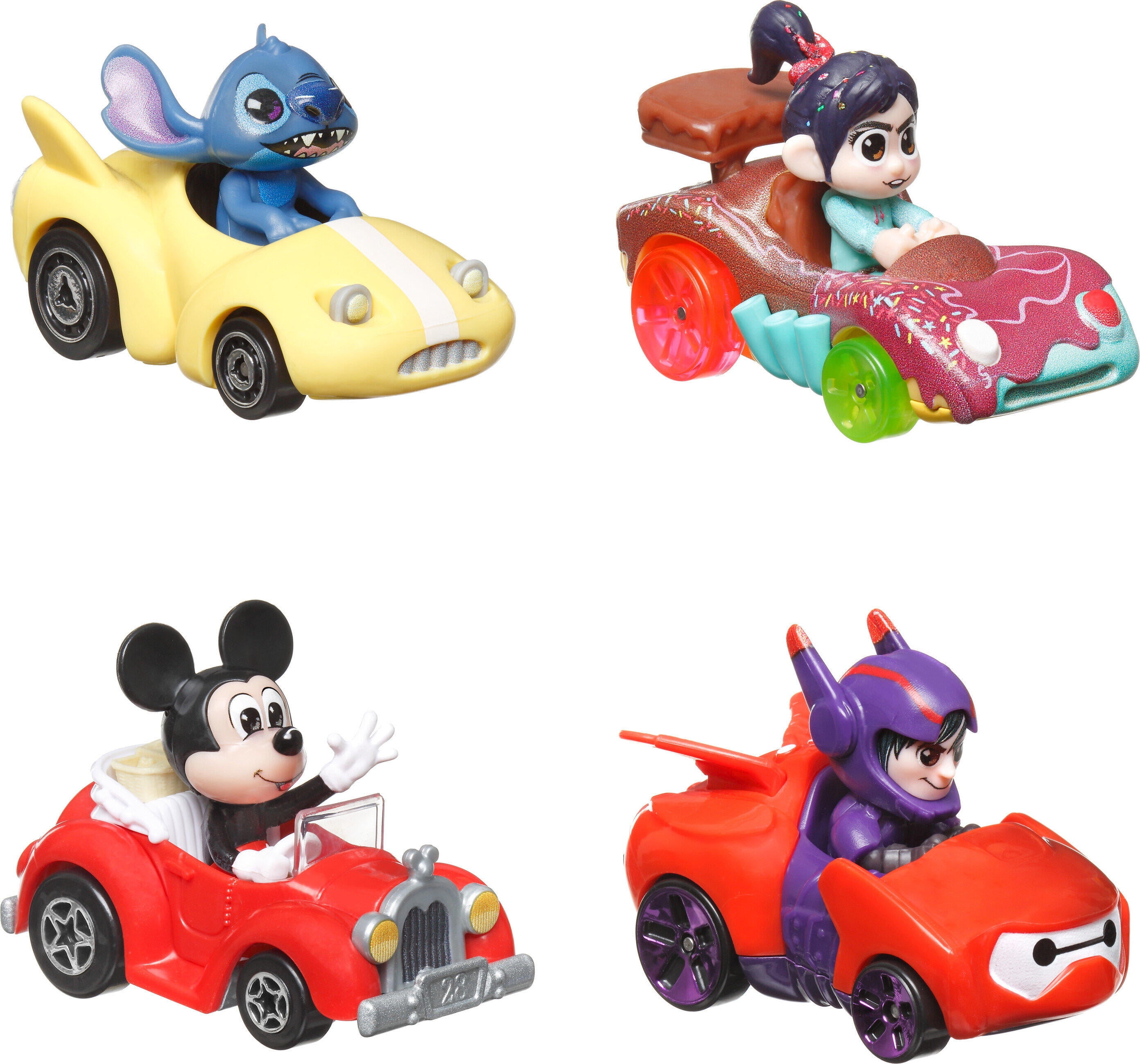 Picture of Mattel HKD31 Hot Wheels RacerVerse 4-Pack Die Cast Vehicles